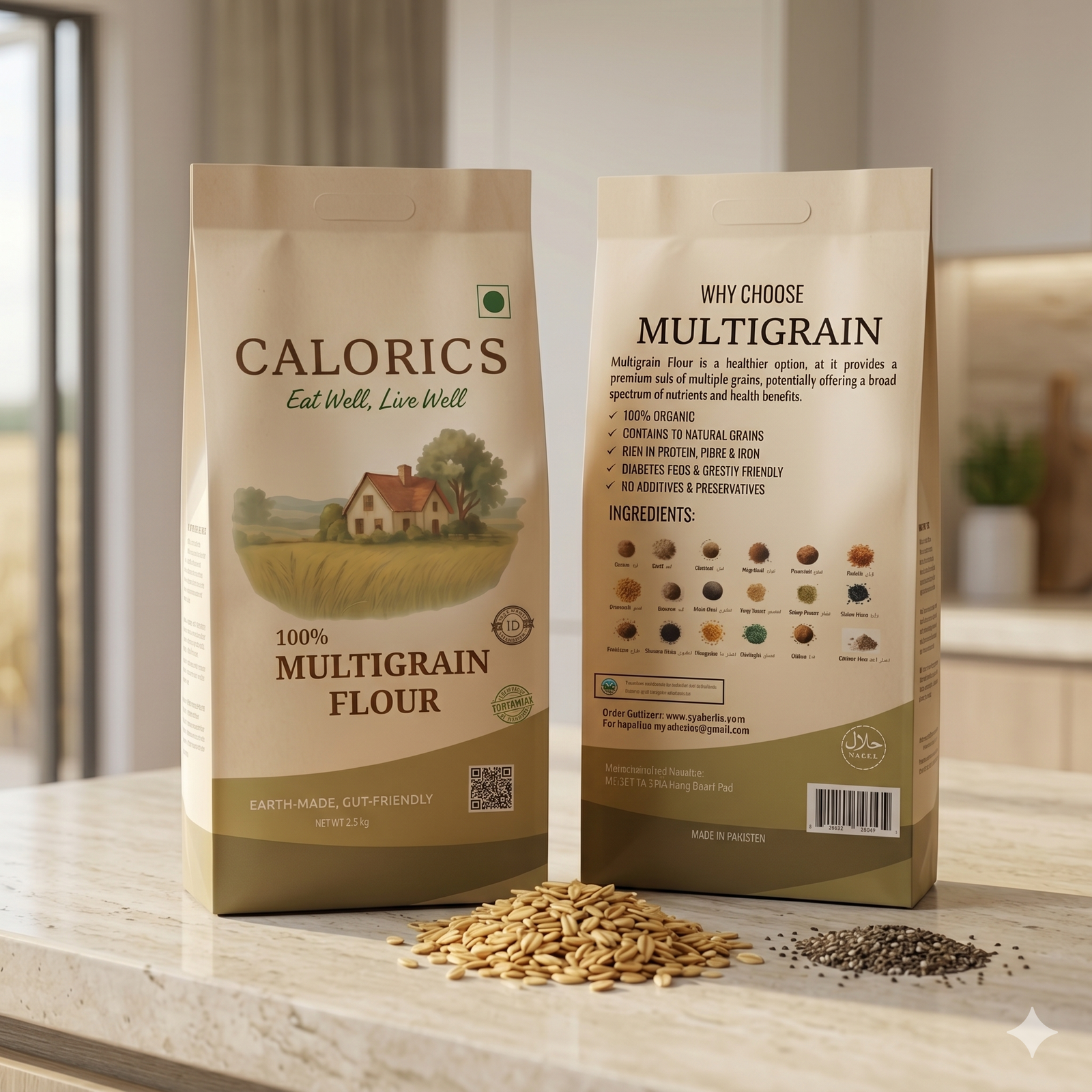 CALORICS™ MULTIGRAIN FLOUR